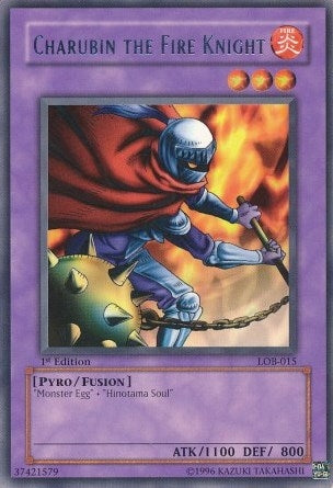 Charubin the Fire Knight (15) (LOB) - YuGiOh Single