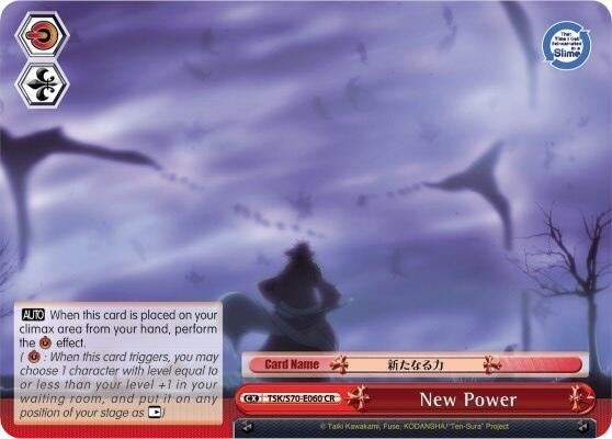New Power (70060) [TSK/S70] - Weiss Schwarz Single
