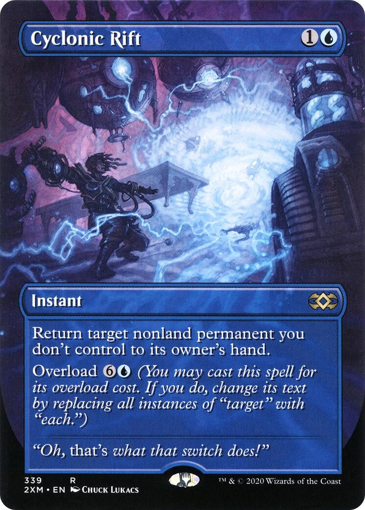 Cyclonic Rift (Borderless) (339) [2XM] - MTG Single
