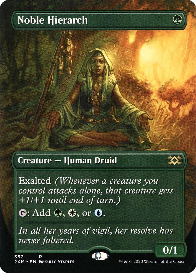 Noble Hierarch (Borderless) (352) [2XM] - MTG Single