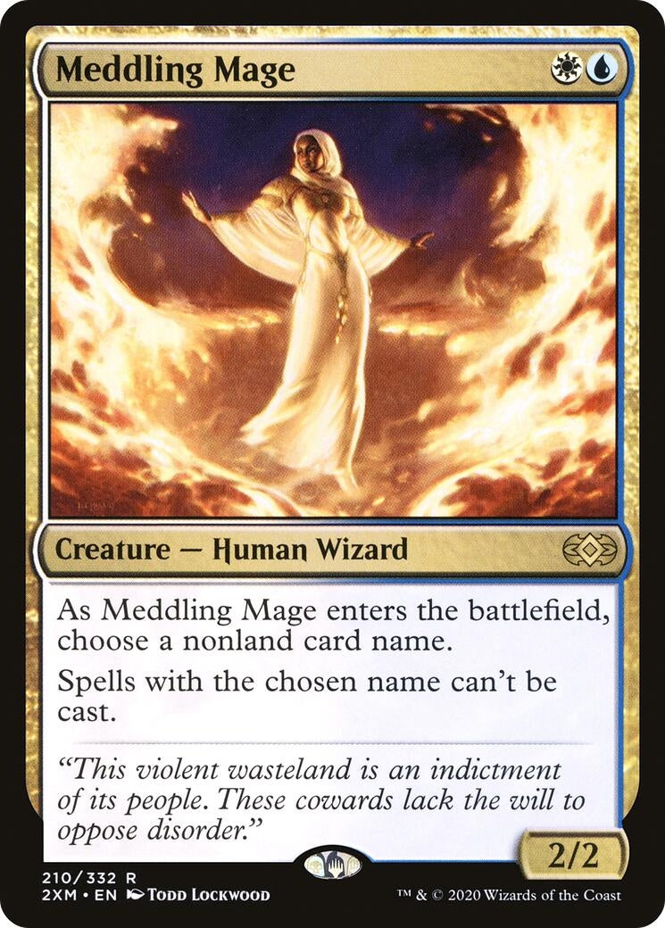 Meddling Mage (210) [2XM] - MTG Single