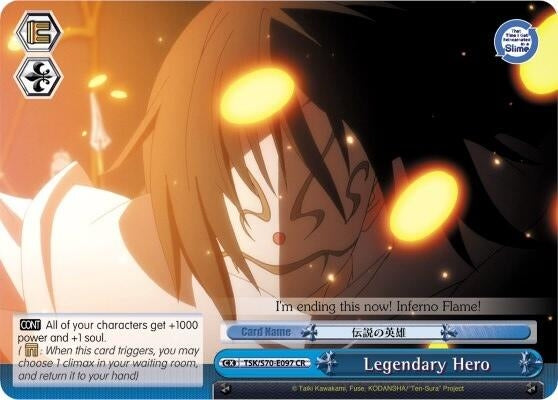 Legendary Hero (70097) [TSK/S70] - Weiss Schwarz Single