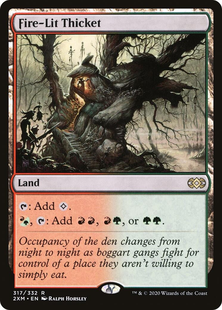 Fire-Lit Thicket (317) [2XM] - MTG Single