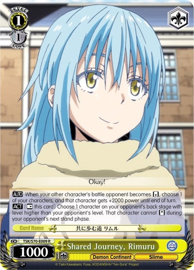 Shared Journey Rimuru (70009) [TSK/S70] - Weiss Schwarz Single