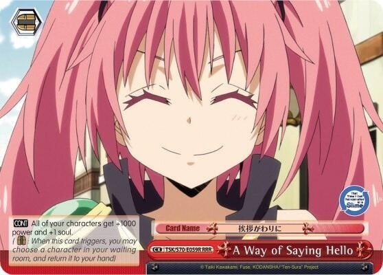A Way of Saying Hello (RRR) (70059) [TSK/S70] - Weiss Schwarz Single
