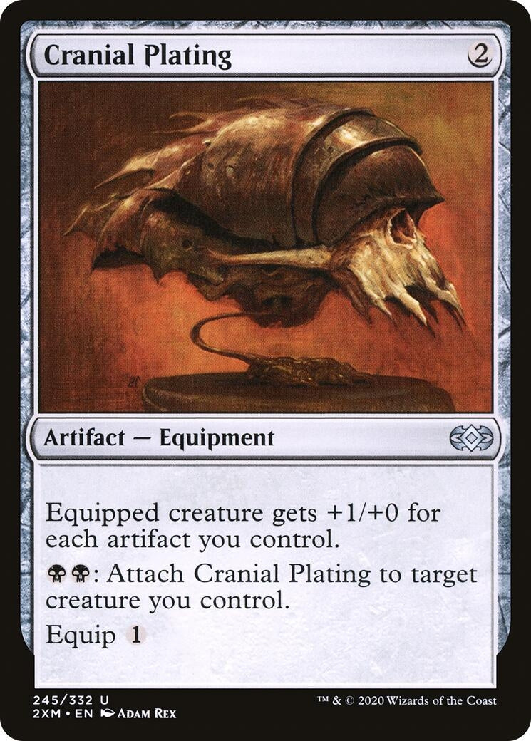Cranial Plating (245) [2XM] - MTG Single