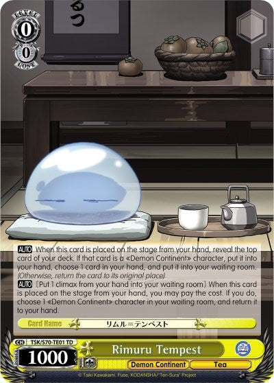 Rimuru Tempest (7001) [TSK/S70] - Weiss Schwarz Single
