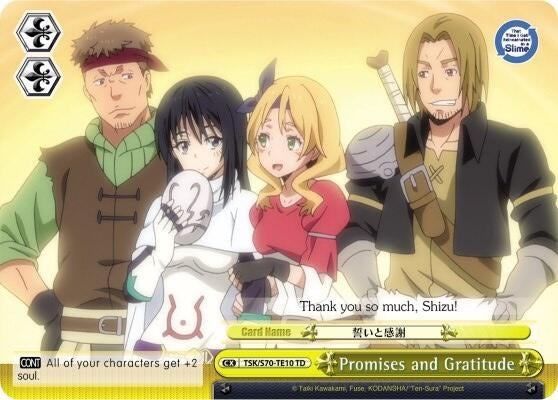 Promises and Gratitude (7010) [TSK/S70] - Weiss Schwarz Single