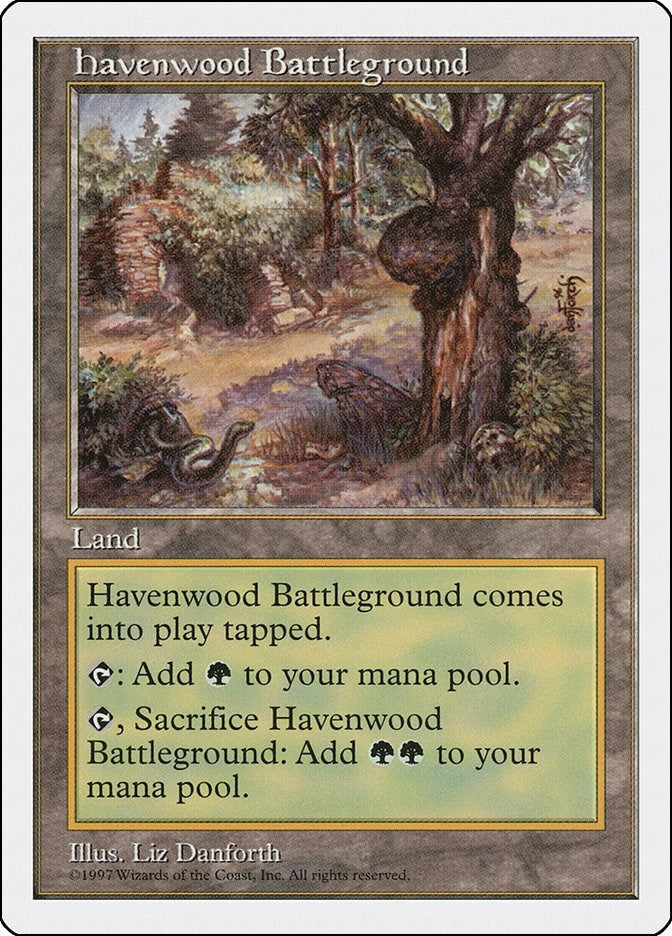 Havenwood Battleground [5ED] - MTG Single