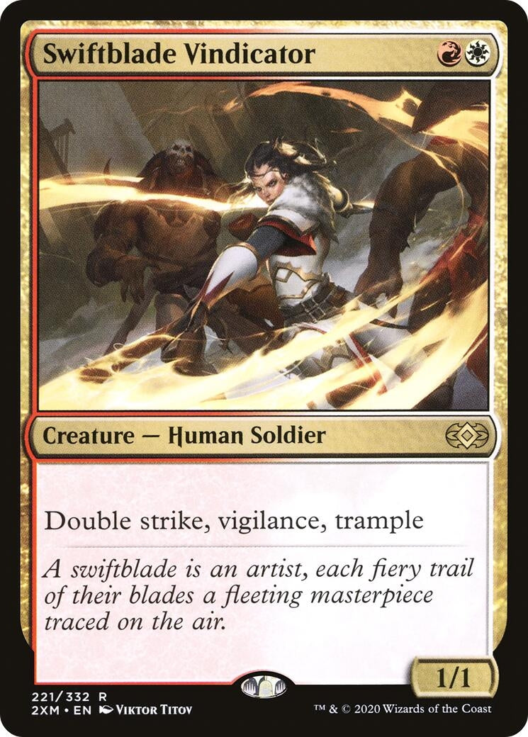 Swiftblade Vindicator (221) [2XM] - MTG Single