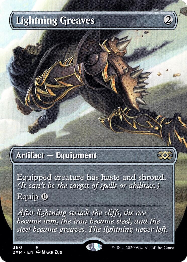 Lightning Greaves (Borderless) (360) [2XM] - MTG Single