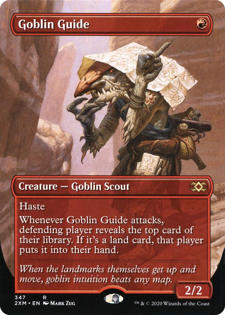 Goblin Guide (Borderless) (347) [2XM] - MTG Single