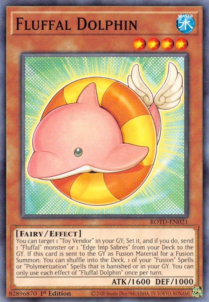 Fluffal Dolphin (21) (ROTD) - YuGiOh Single