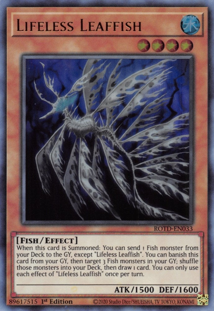 Lifeless Leaffish (33) (ROTD) - YuGiOh Single