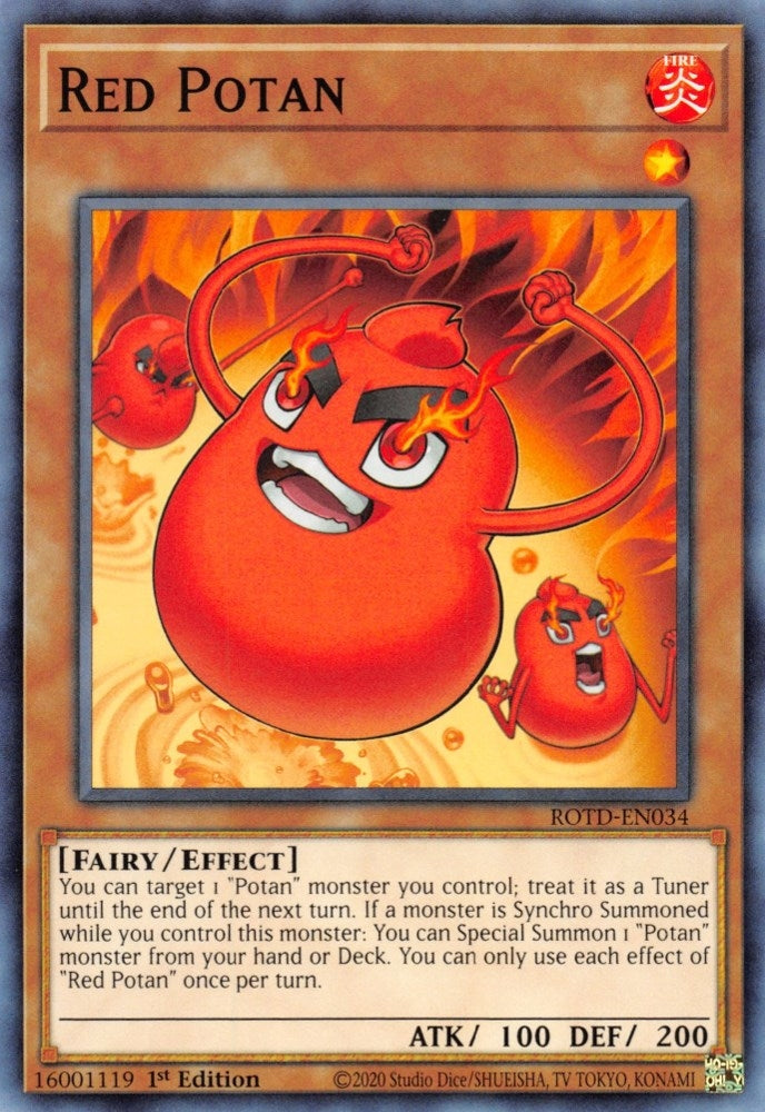 Red Potan (34) (ROTD) - YuGiOh Single