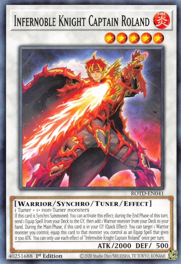 Infernoble Knight Captain Roland (41) (ROTD) - YuGiOh Single