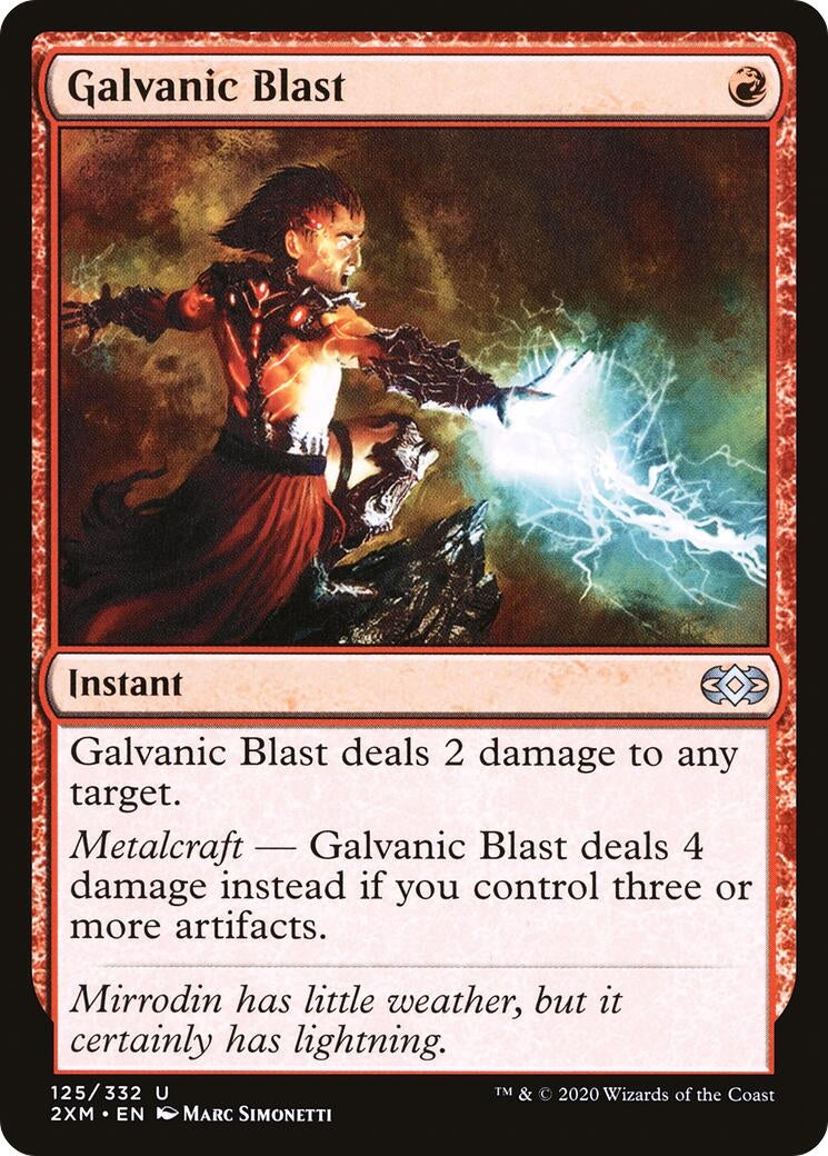 Galvanic Blast (125) [2XM] - MTG Single