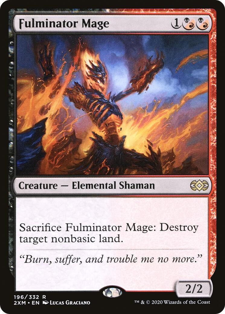 Fulminator Mage (196) [2XM] - MTG Single