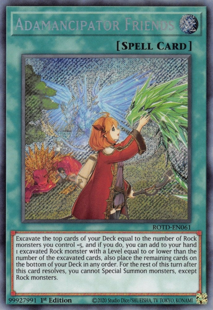 Adamancipator Friends (61) (ROTD) - YuGiOh Single