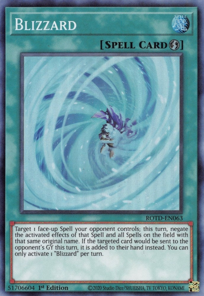 Blizzard (63) (ROTD) - YuGiOh Single