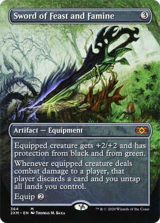 Sword of Feast and Famine (Borderless) (364) [2XM] - MTG Single