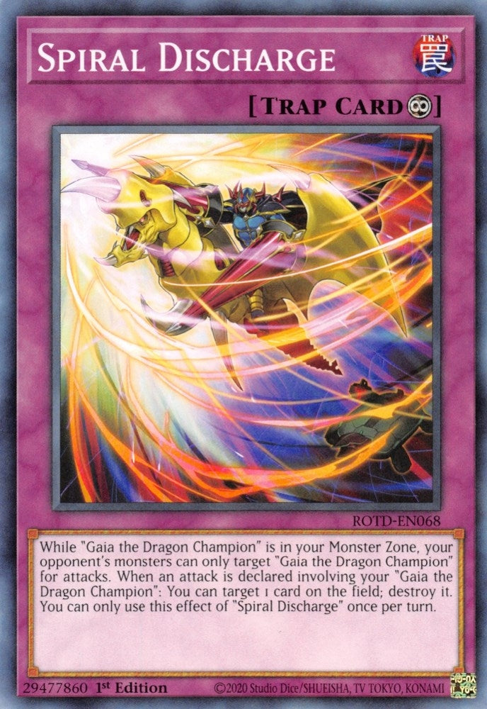 Spiral Discharge (68) (ROTD) - YuGiOh Single