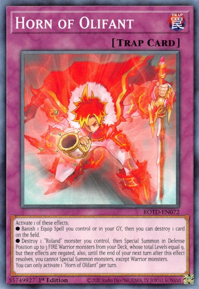 Horn of Olifant (72) (ROTD) - YuGiOh Single