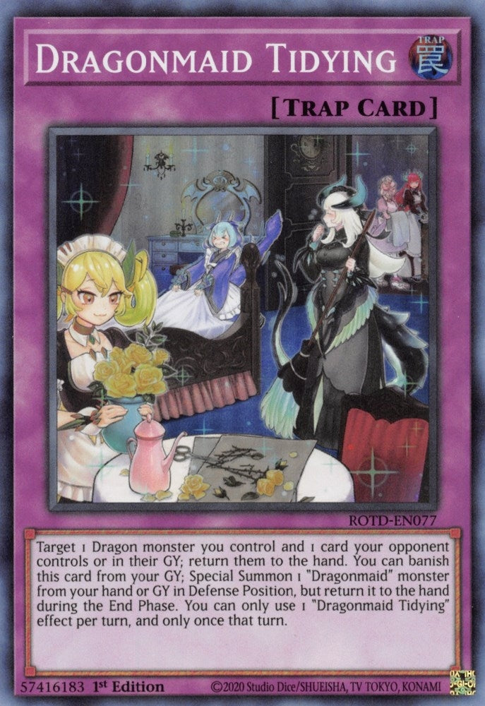 Dragonmaid Tidying (77) (ROTD) - YuGiOh Single