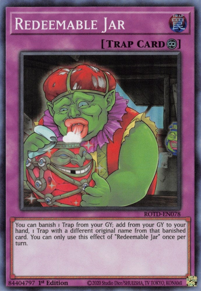 Redeemable Jar (78) (ROTD) - YuGiOh Single