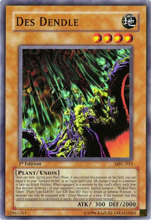 Des Dendle (15) - YuGiOh Single