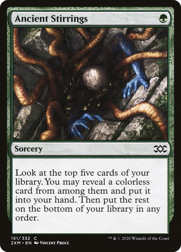 Ancient Stirrings (151) [2XM] - MTG Single