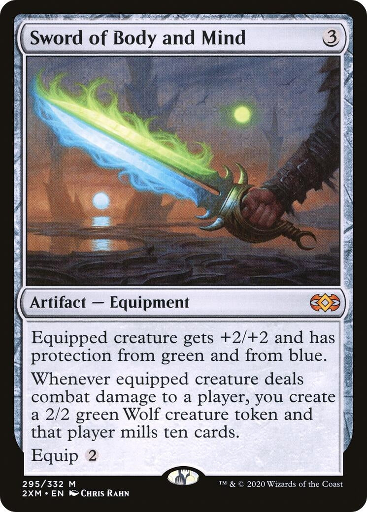 Sword of Body and Mind (295) [2XM] - MTG Single