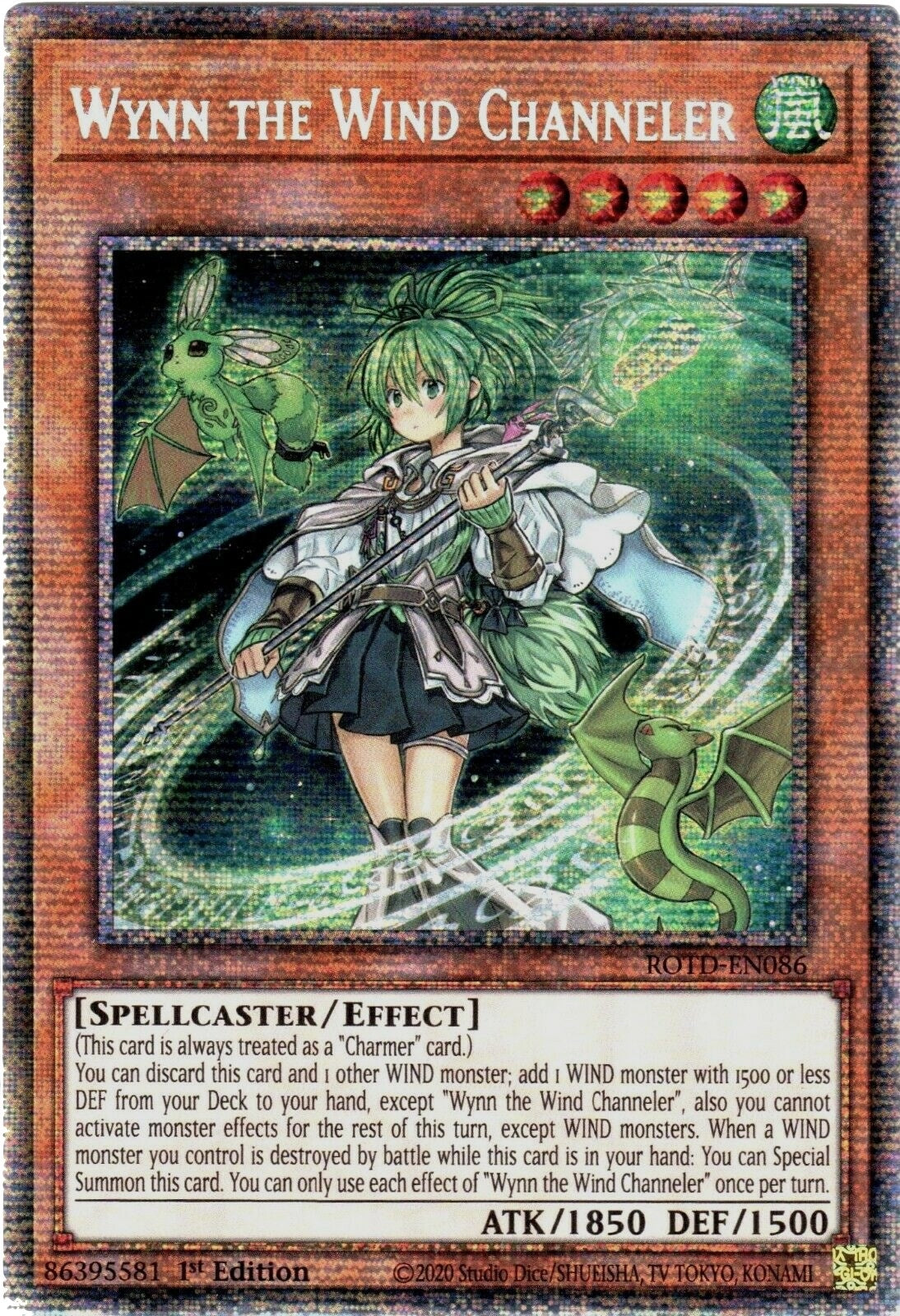 Wynn the Wind Channeler (Starlight Rare) (86) (ROTD) - YuGiOh Single