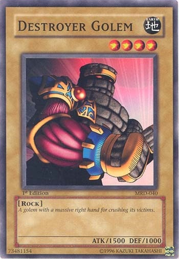 Destroyer Golem (40) (MRD) - YuGiOh Single