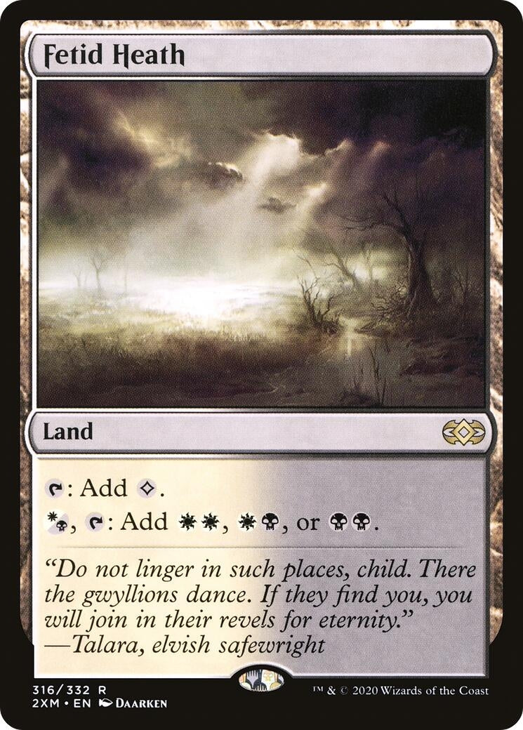 Fetid Heath (316) [2XM] - MTG Single