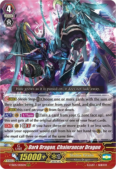 Dark Dragon Chainrancor Dragon (5005) [V-SS05] - Cardfight Vanguard Single