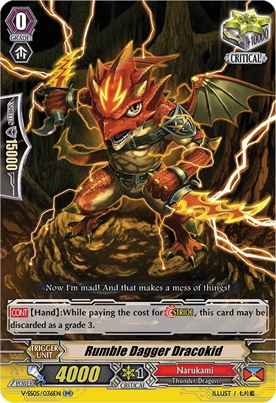 Rumble Dagger Dracokid (5036) [V-SS05] - Cardfight Vanguard Single