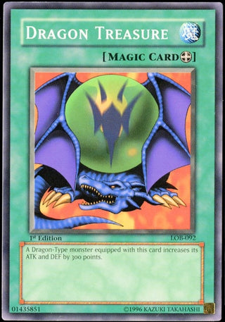Dragon Treasure (92) (LOB) - YuGiOh Single