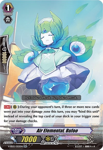 Air Elemental Bufoo (5055) [V-SS05] - Cardfight Vanguard Single