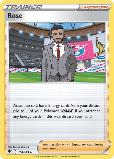 Image for Rose (168/189) (SWSH03: Darkness Ablaze) - Pokemon