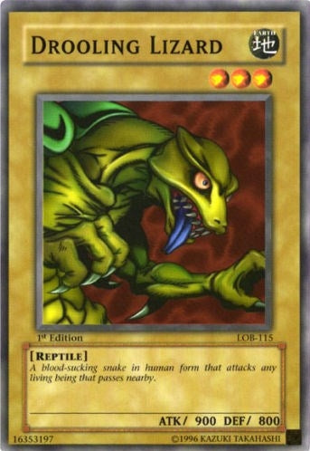Drooling Lizard (115) (LOB) - YuGiOh Single
