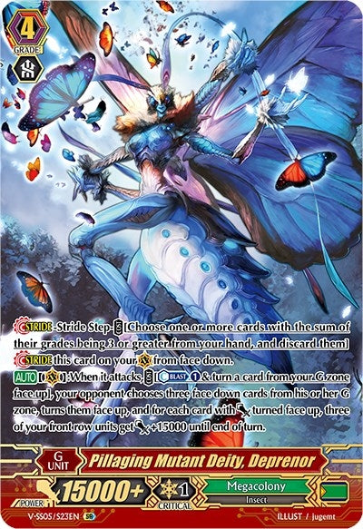 Pillaging Mutant Deity Deprenor (SR) (523) [V-SS05] - Cardfight Vanguard Single