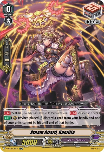 Steam Guard Kastilia (3018) [V-SS03] - Cardfight Vanguard Single