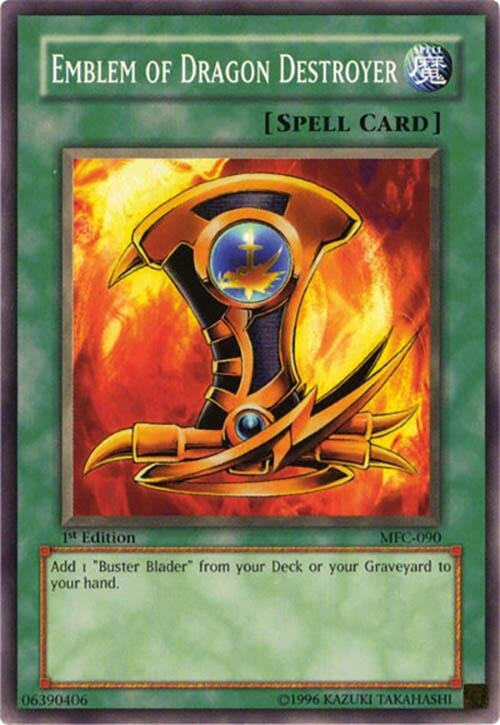 Emblem of Dragon Destroyer (90) - YuGiOh Single