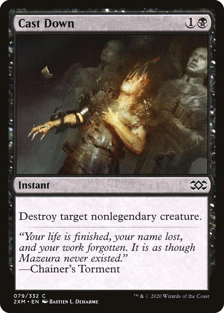 Cast Down (79) [2XM] - MTG Single
