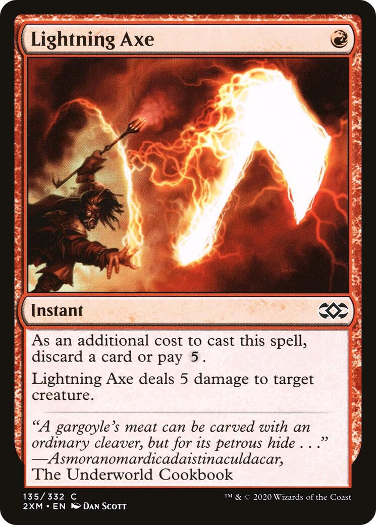 Lightning Axe (135) [2XM] - MTG Single