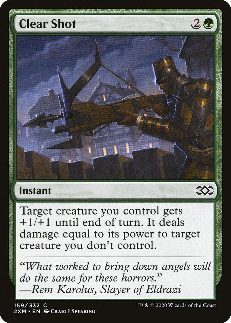 Clear Shot (159) [2XM] - MTG Single
