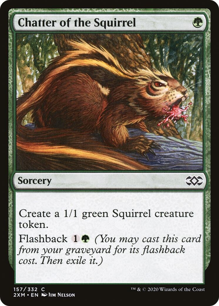 Chatter of the Squirrel (157) [2XM] - MTG Single