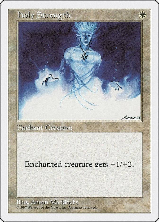 Holy Strength [5ED] - MTG Single