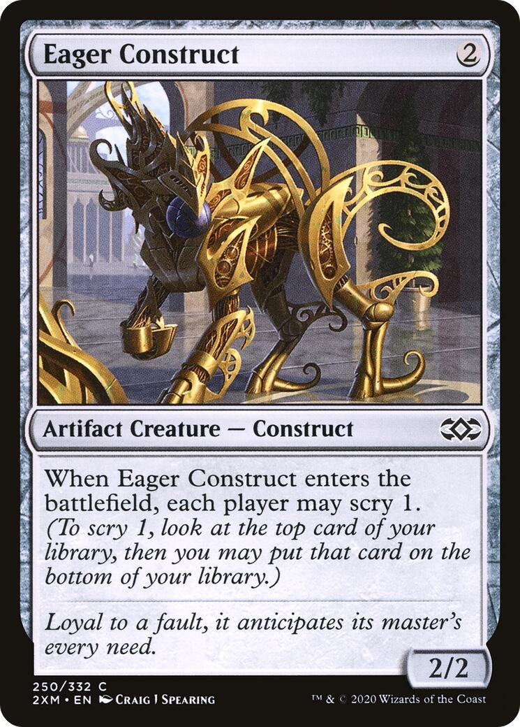 Eager Construct (250) [2XM] - MTG Single